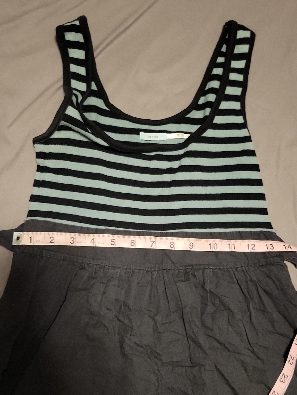 Kimchi Blue green & black striped tank dress - Picture 4 of 7